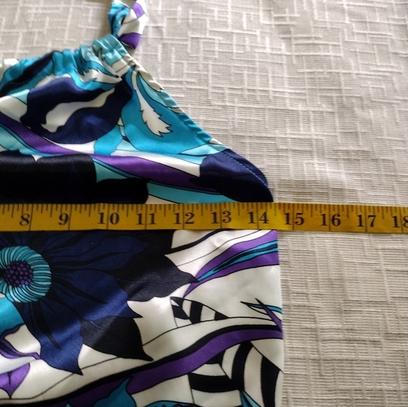 Sportstaff Woman Vintage Dress Open Back Floral Size S - Picture 8 of 10